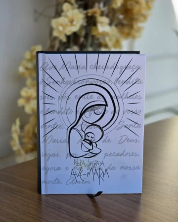 Afeto Presentes Religiosos - Bíblia Ave Maria - Capa Santíssimo Sacramento -