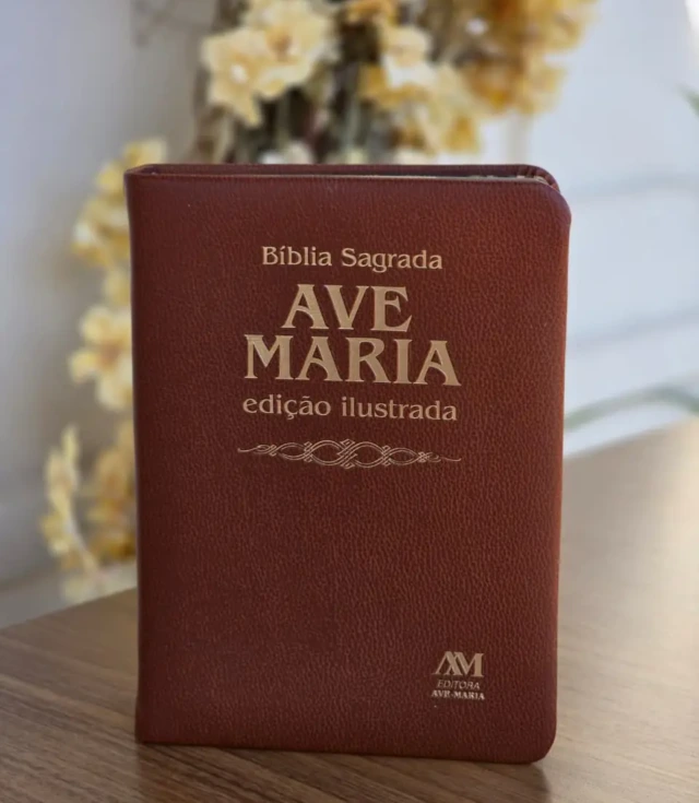 Afeto Presentes Religiosos - Bíblia Ave Maria - Capa Santíssimo Sacramento -