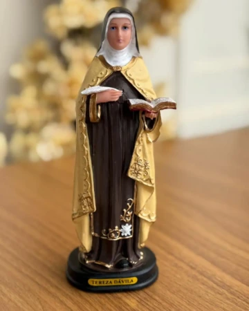 Afeto Presentes Religiosos - Imagem Sacra - Santa Bárbara - 20cm - em resina nacional (cópia)