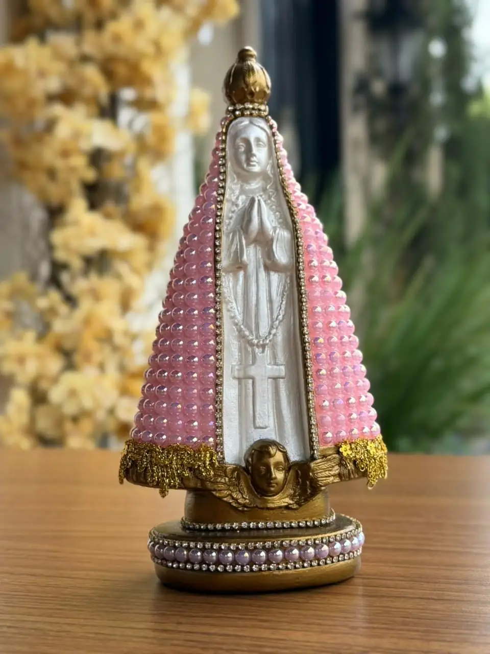 Afeto Presentes Religiosos - Imagem Sacra - Nossa Senhora das Lágrimas - 20cm - em resina nacional (cópia)