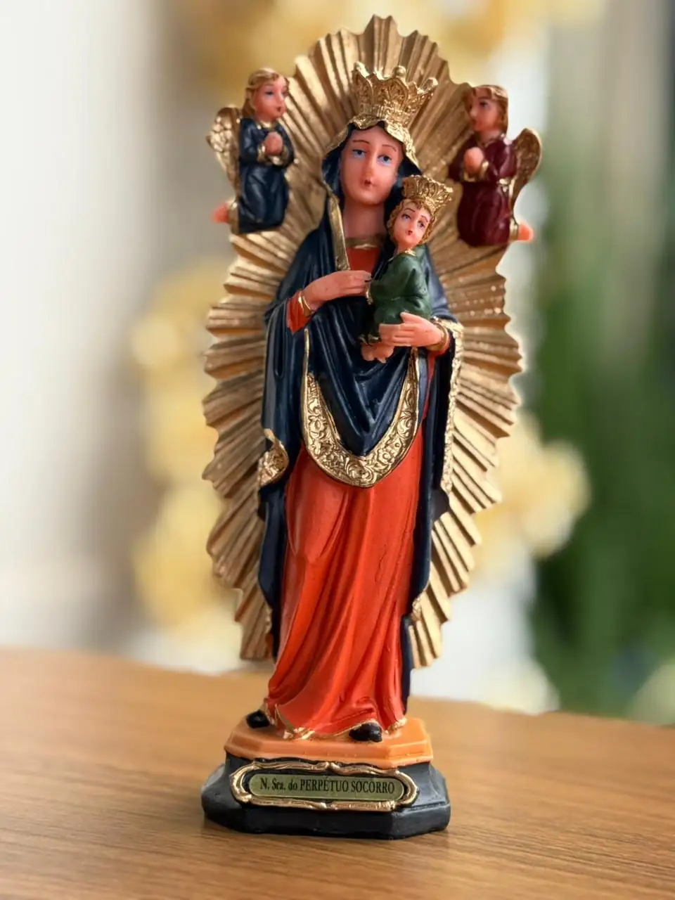 Afeto Presentes Religiosos – Imagem Sacra – Nossa Senhora das Lágrimas – 20cm – em resina nacional (cópia) Afeto Presentes Religiosos - Imagem Sacra - Nossa Senhora das Lágrimas - 20cm - em resina nacional (cópia)