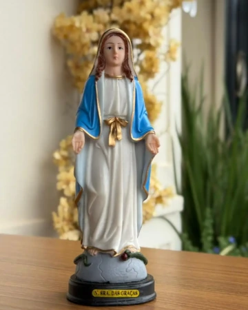 Afeto Presentes Religiosos - Imagem Sacra - Nossa Senhora das Lágrimas - 20cm - em resina nacional (cópia)