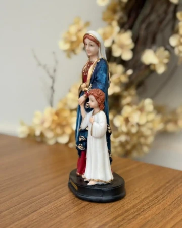 Afeto Presentes Religiosos - Imagem Sacra - Nossa Senhora de Guadalupe - 20cm - em resina nacional (cópia)