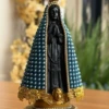 Afeto Presentes Religiosos - Imagem Sacra - Nossa Senhora Aparecida - 20cm - em gesso - com pérolas