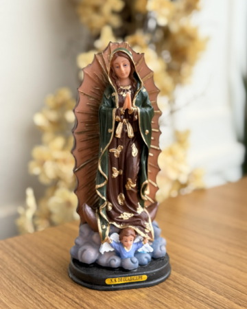 Afeto Presentes Religiosos - Imagem Sacra - Nossa Senhora de Guadalupe - 20cm - em resina nacional