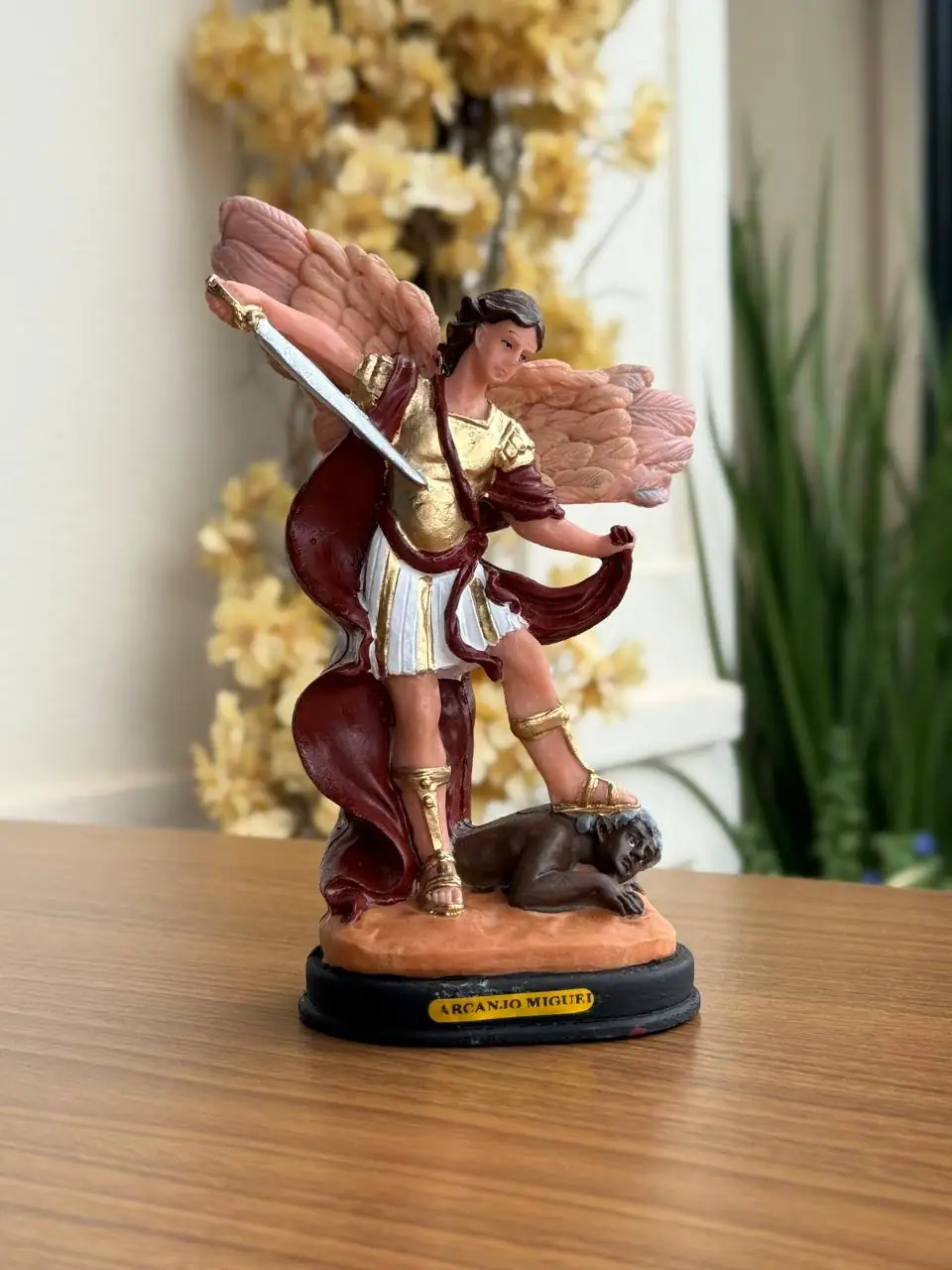 Afeto Presentes Religiosos – Imagem Sacra – São Miguel Arcanjo – 20cm – em resina nacional Afeto Presentes Religiosos - Imagem Sacra - São Miguel Arcanjo - 20cm - em resina nacional