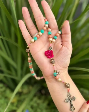 Afeto Presentes Religiosos - Terço - Nossa Senhora de Fátima