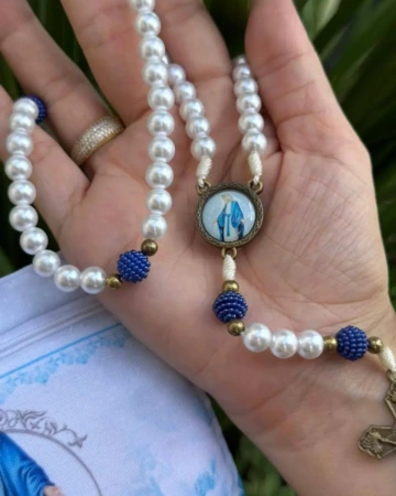 Afeto Presentes Religiosos - Terço - Nossa Senhora de Fátima