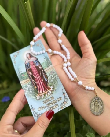 Afeto Presentes Religiosos - Terço - Nossa Senhora de Fátima