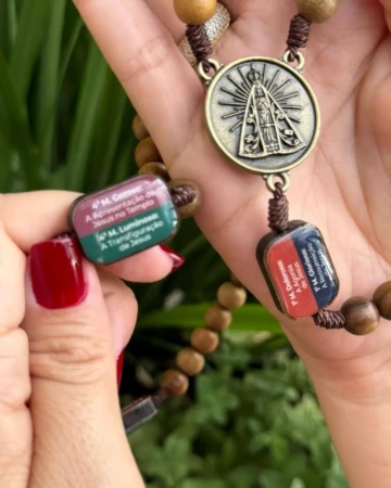 Afeto Presentes Religiosos - Terço - Nossa Senhora de Fátima