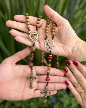 Afeto Presentes Religiosos - Terço - Nossa Senhora de Fátima