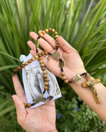 Afeto Presentes Religiosos - Terço - Nossa Senhora de Fátima