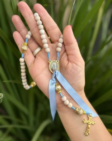 Afeto Presentes Religiosos - Terço - Nossa Senhora de Fátima