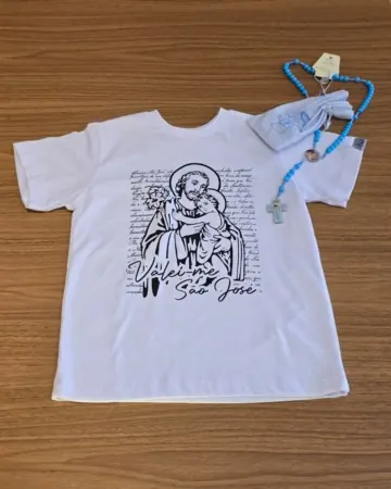 Afeto Presentes Religiosos - Boby Infantil - Nossa Senhora Aparecida - Azul