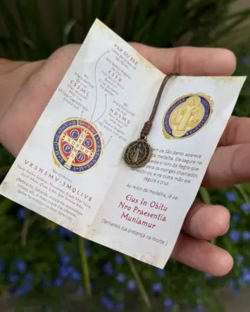 Afeto Presentes Religiosos - Colar Terço Acampamento - Azul