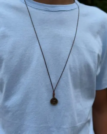 Afeto Presentes Religiosos - Colar Terço Acampamento - Azul