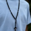 Afeto Presentes Religiosos - Colar Terço Acampamento - Azul
