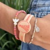 Afeto Presentes Religiosos - Pulseira - São Bento - com oração - em silicone - 6cm diâmetro - 0,5cm de altura