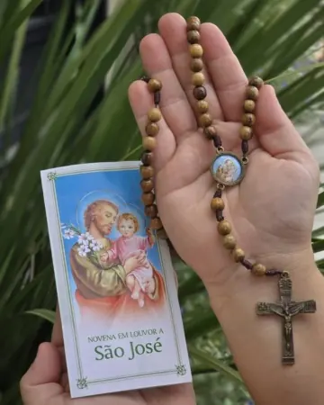 Afeto Presentes Religiosos - Terço - Novena de São José - com folheto de oração