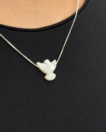 Afeto Presentes Religiosos - Gargantilha - Aparecida - Cravejada - 44cm