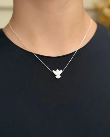 Afeto Presentes Religiosos - Gargantilha - Aparecida - Cravejada - 44cm