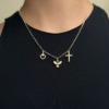 Afeto Presentes Religiosos - Gargantilha - Aparecida - Cravejada - 44cm
