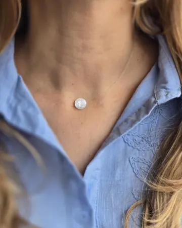 Afeto Presentes Religiosos - Gargantilha - Sagrado Coração - Cravejado - 44cm (cópia)