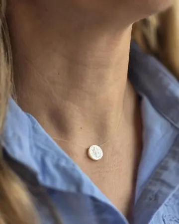 Afeto Presentes Religiosos - Gargantilha - Sagrado Coração - Cravejado - 44cm (cópia)