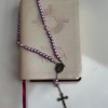 Afeto Presentes Religiosos - Kit Bíblia Católica Ave Maria Capa Rosa + Terço Nossa Senhora das Graças