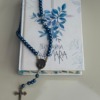 Afeto Presentes Religiosos - Kit Bíblia Católica Ave Maria Capa Rosa + Terço Nossa Senhora das Graças