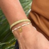 Afeto Presentes Religiosos - Kit Pulseira - 10 Nós de Nossa Senhora das Graças e Pulseira de Silicone de São Miguel Arcanjo