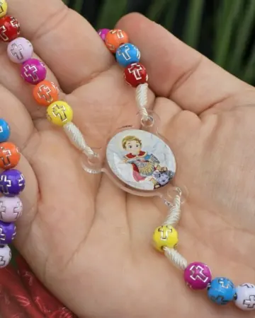 Afeto Presentes Religiosos - Terço São Miguelzinho - Com Saquinho